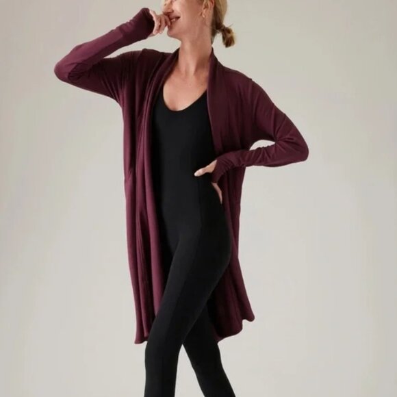 Athleta Pranayama Long Wrap - XS - Aubergine - Picture 1 of 6